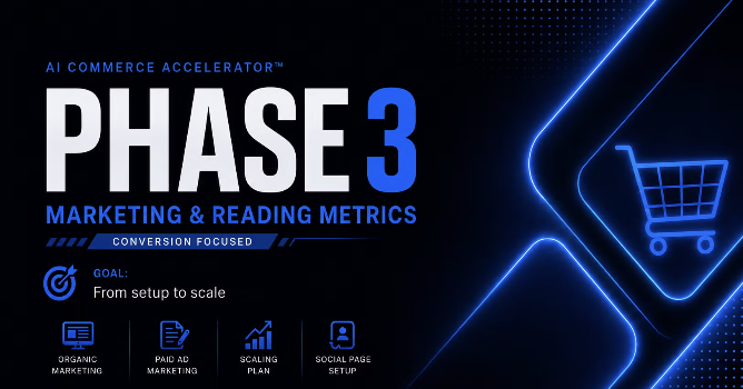 AI Commerce Accelerator Phase 3: Marketing & Reading Metrics
