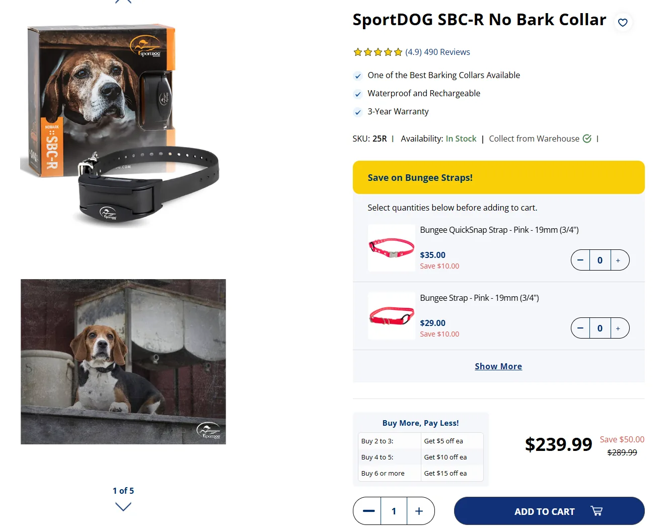 A conversion-focused ecommerce product page